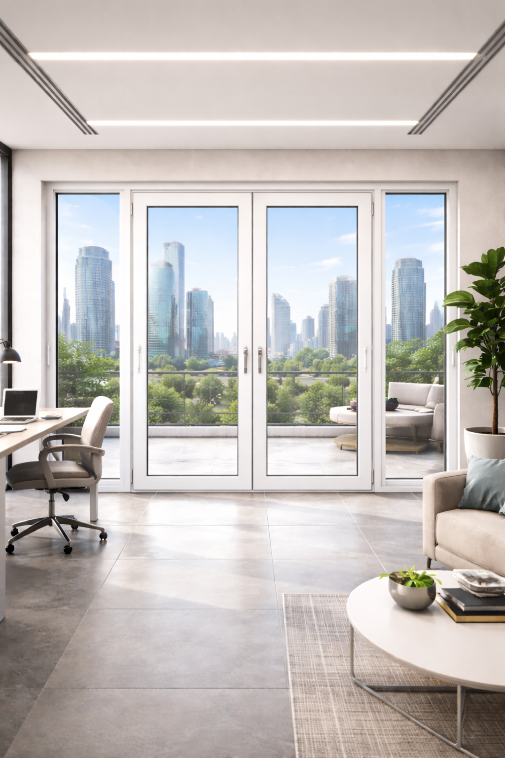 uPVC Combination Door in Patna Bihar